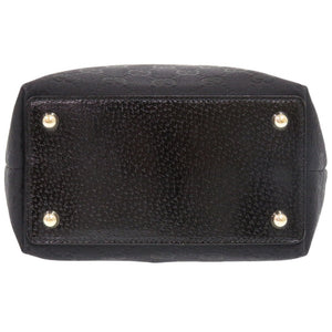 美品 グッチ 120840 GGキャンバス ブラック トートバッグ 黒 0410【中古】GUCCI