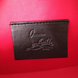 美品 クリスチャンルブタン 1185109 スウェード レザー ブラック チェーンショルダーバッグ 黒 0420【中古】Christian Louboutin
