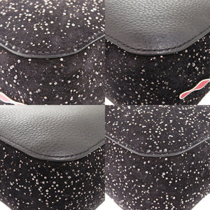 美品 クリスチャンルブタン 1185109 スウェード レザー ブラック チェーンショルダーバッグ 黒 0420【中古】Christian Louboutin