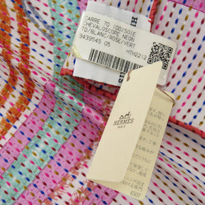 未使用品 エルメス カレ70 シュヴァロスコープ ネオン ポワンティエ Chevaloscope Neon スカーフ シルク BLANC 0453【中古】HERMES