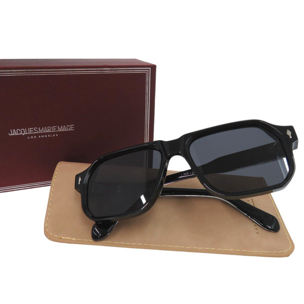 美品 ジャックマリーマージュ CHALLENGER チャレンジャー JMMCG6D サングラス アセテート ブラック  0462【中古】JACQUES MARIE MAGE