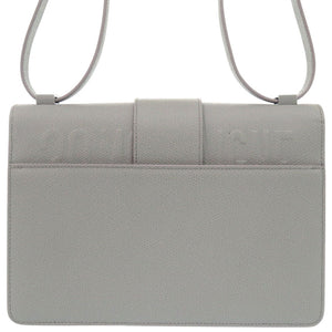 新品同様 クリスチャンディオール 30 モンテーニュ M9203UMOS レザー グレー ショルダーバッグ 0468【中古】Christian Dior