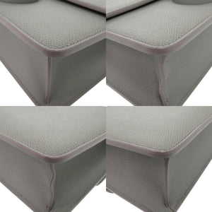 新品同様 クリスチャンディオール 30 モンテーニュ M9203UMOS レザー グレー ショルダーバッグ 0468【中古】Christian Dior