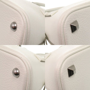 新品同様 メゾン マルジェラ 5AC マイクロ 2WAY ショルダーバッグ エンボスレザー S56WG0081 P0396 レザー ホワイト 0488【中古】Maison Margiela