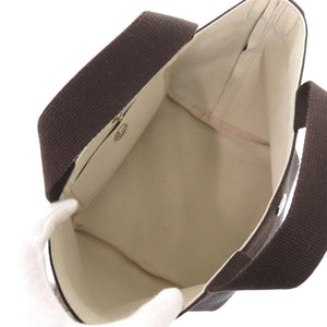 美品 エルベシャプリエ リュクス舟形トートS 701GP コーテッドキャンバス ブラウン ハンドバッグ 0533【中古】Herve Chapelier