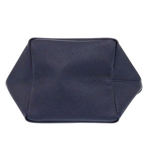 新品同様 エルベシャプリエ リュクス舟形トートS 701GP コーテッドキャンバス ネイビー ハンドバッグ 0554【中古】Herve Chapelier