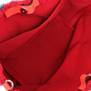 美品 クリスチャンルブタン フランジバス 2WAY トートバッグ ショルダーバッグ Frangibus  3215121 ブルーデニム 0556【中古】Christian Louboutin