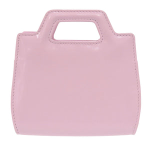 新品同様 サルヴァトーレフェラガモ ワンダ 2WAY チェーンショルダー 213984 カーフレザー ピンク ショルダーバッグ 0559【中古】Salvatore Ferragamo