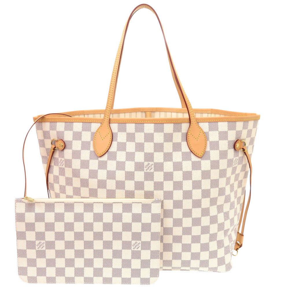 新品同様 ルイ ヴィトン 新型 ネヴァーフルMM ダミエ アズール N41361 トートバッグ LV 0562 【中古】 LOUIS VUITTON
