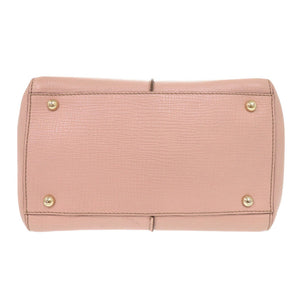 美品 トッズ Dバッグ レザー ピンク 2wayハンドバッグ 0598【中古】TOD’S