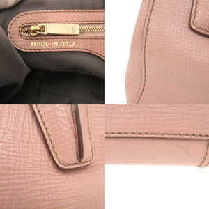 美品 トッズ Dバッグ レザー ピンク 2wayハンドバッグ 0598【中古】TOD’S