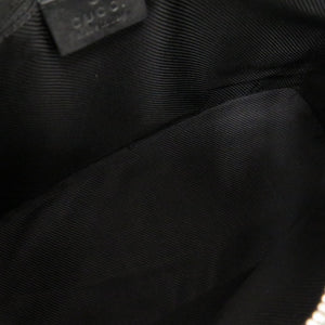 美品 グッチ ワンショルダー 01234 203419 GGキャンバス ブラック ショルダーバッグ 黒 0639【中古】GUCCI