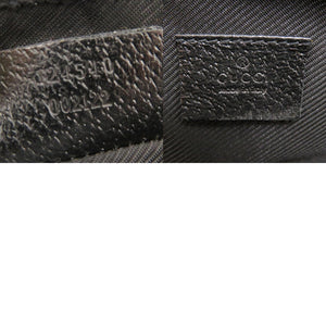 美品 グッチ GG バニティバッグ 化粧ポーチ コスメポーチ 124540 GGキャンバス ブラック 0643【中古】GUCCI