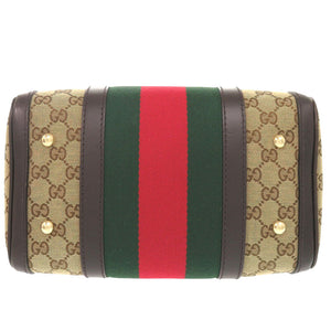 美品 グッチ シェリーライン GGキャンバス 269876 ベージュ ハンドバッグ 0644【中古】GUCCI