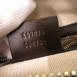 美品 グッチ シェリーライン GGキャンバス 269876 ベージュ ハンドバッグ 0644【中古】GUCCI