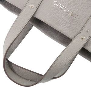 美品 ジミーチュウ SOFIA 2WAY スタースタッズ レザー グレー ショルダーバッグ 0647【中古】JIMMY CHOO