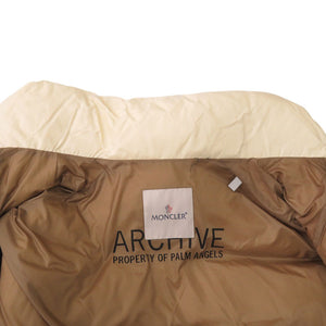 モンクレール × パーム エンジェルス EDITH GIUBBOTTO G209L1A00009 サイズ0 ダウン フェザー アイボリー ダウンジャケット 0657【中古】MONCLER