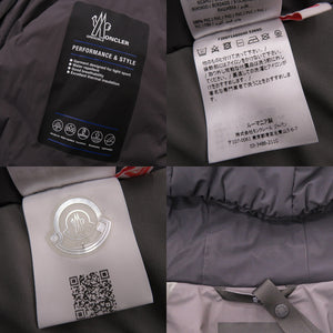 美品 モンクレール KRIMMLER GIUBBOTTO グルノーブル F20971A60040 サイズ2 ナイロン ネイビー ダウンジャケット 0658【中古】MONCLER メンズ