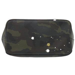 美品 ジャンティバンティ カモフラ柄 ペイント トートバッグ PVC カーキ 0659【中古】GENTIL BANDIT