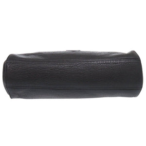 クロムハーツ セメタリークロスパッチ レザー ブラック ハンドバッグ 黒 0683【中古】CHROME HEARTS