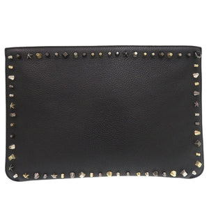 美品 クリスチャンルブタン 3175006 レザー ブラック 2WAY ショルダーバッグ クラッチバッグ 黒 0687【中古】Christian Louboutin