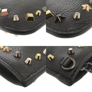 美品 クリスチャンルブタン 3175006 レザー ブラック 2WAY ショルダーバッグ クラッチバッグ 黒 0687【中古】Christian Louboutin