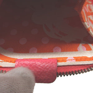 美品 エルメス アザップシルクインコンパクト ヴォーエプソン C刻印(2018年製) ローズアザレ コインケース 財布 0690【中古】HERMES