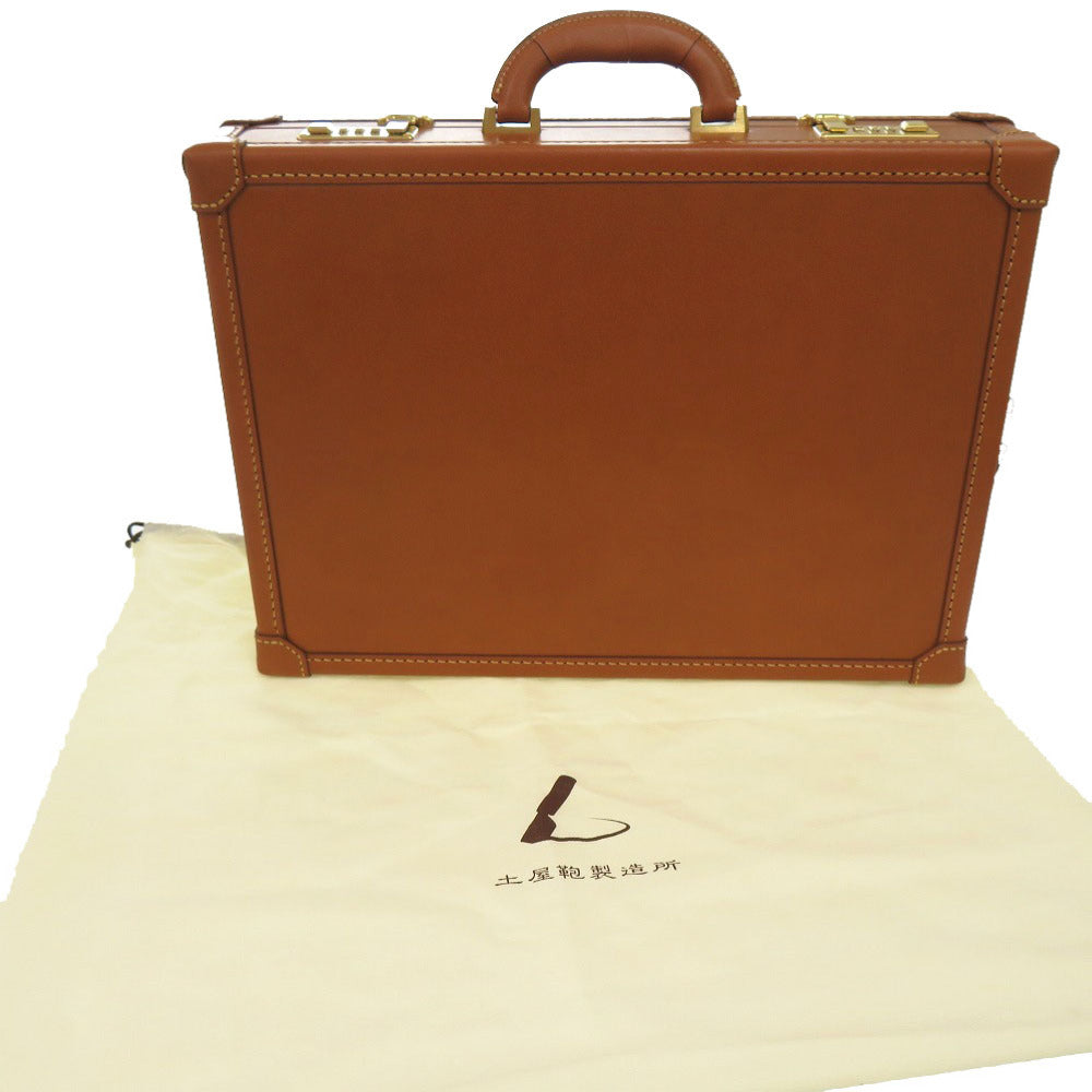新品同様 土屋鞄製造所 レザー ブラウン アタッシュケース 茶 0692【中古】メンズ