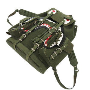 新品同様 レディメイド x ア ベイシングエイプ シャーク フィールド パック ヴィンテージコットン 150個限定 READYMADE x A BATHING APE  RE-AP-KH-00-00-005 コットン カーキ 0716【中古】READYMADE