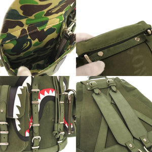 新品同様 レディメイド x ア ベイシングエイプ シャーク フィールド パック ヴィンテージコットン 150個限定 READYMADE x A BATHING APE  RE-AP-KH-00-00-005 コットン カーキ 0716【中古】READYMADE