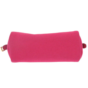 未使用品 プラダ トライアングルロゴ 1NA175 キャンバス ポーチ ピンク 0750【中古】PRADA