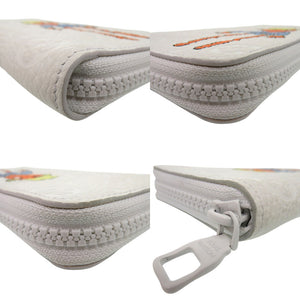 美品 ルイ ヴィトン ヴェルティカル LVフレンド ジッピーウォレット ラウンドファスナー モノグラム M80337 長財布 レザー ホワイト LV 0754【中古】LOUIS VUITTON