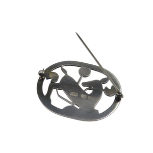 美品 ジョージジェンセン 256 鹿 アニマル シルバー925 ブローチ 0756【中古】GEORG JENSEN
