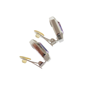 美品 クリスチャンディオール ヴィンテージ メタル ストーン シルバー ネックレス イヤリング 0757【中古】Christian Dior