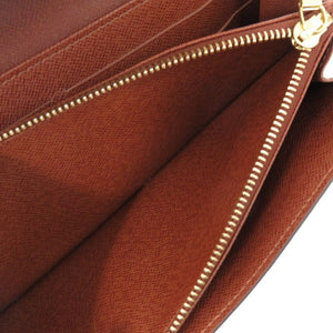 新品同様 ルイ ヴィトン ポシェット ポルト モネ クレディ モノグラム M61726 ブラウン 長財布 ポルトフォイユ サラ LV 0765【中古】LOUIS VUITTON