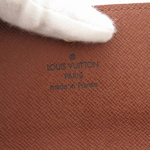 新品同様 ルイ ヴィトン ポシェット ポルト モネ クレディ モノグラム M61726 ブラウン 長財布 ポルトフォイユ サラ LV 0765【中古】LOUIS VUITTON