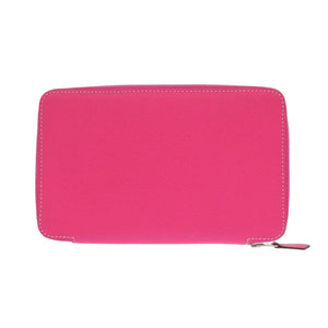 新品同様 エルメス アジェンダジップ ヴォーエプソン ローズティリアン □R刻印(2014年製) ピンク 手帳カバー 0792【中古】HERMES