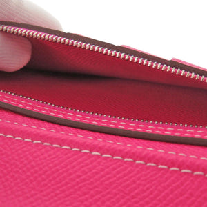 新品同様 エルメス アジェンダジップ ヴォーエプソン ローズティリアン □R刻印(2014年製) ピンク 手帳カバー 0792【中古】HERMES