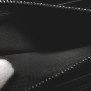 新品同様 ジミーチュウ CARNABY スタースタッズ デニムスエード ネイビー 紺 ラウンドファスナー長財布 財布 0795【中古】JIMMY CHOO