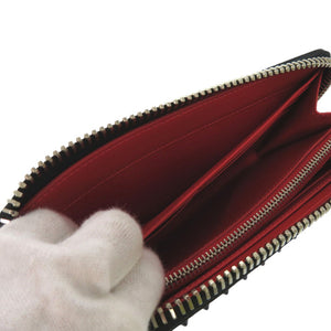 新品同様 クリスチャンルブタン パネトーネ ラウンドファスナー ウォレット 長財布 レザー ネイビー 0813【中古】Christian Louboutin