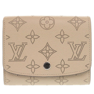 美品 ルイ ヴィトン ポルトフォイユ イリス コンパクト モノグラム マヒナ ICチップ M62542 ガレ 二つ折り財布 LV 0838【中古】LOUIS VUITTON