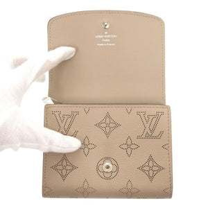 美品 ルイ ヴィトン ポルトフォイユ イリス コンパクト モノグラム マヒナ ICチップ M62542 ガレ 二つ折り財布 LV 0838【中古】LOUIS VUITTON