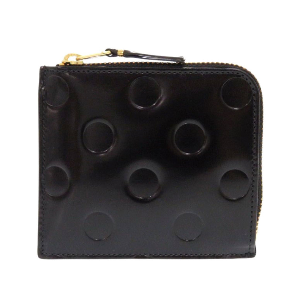 新品同様 コムデギャルソン
 POLKA DOTS EMBOSSED SA3100NE コインケース
 レザー 0843
【中古】COMME des GARCONS ユニセックス