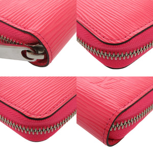 美品 ルイ ヴィトン ジッピーウォレット エピ M80113 ICチップ ピンク ラウンドファスナー 長財布 LV 0856【中古】LOUIS VUITTON