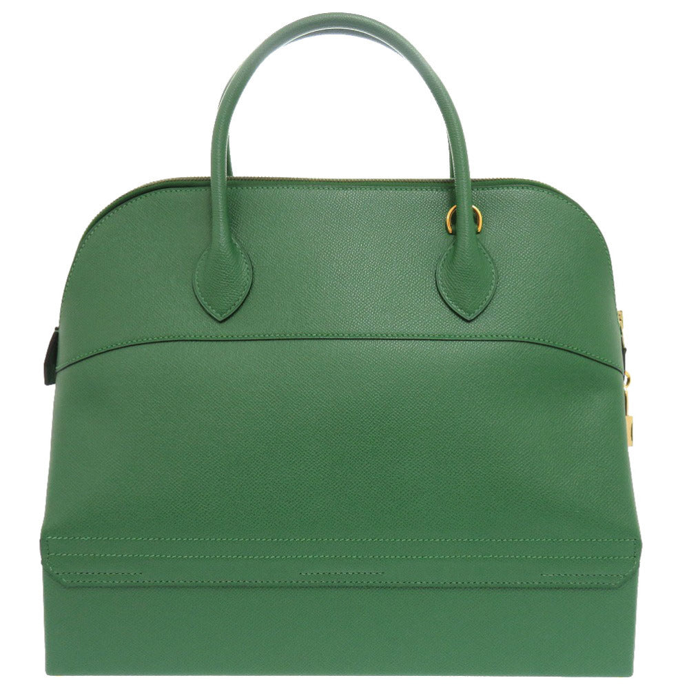 美品 エルメス マクファーソン クシュベル ヴェール ゴールド金具 □G刻印 2WAY ハンドバッグ 緑 0942 【中古】 HERMES