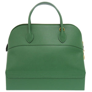 美品 エルメス マクファーソン クシュベル ヴェール ゴールド金具 □G刻印 2WAY ハンドバッグ 緑 0942 【中古】 HERMES