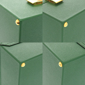 美品 エルメス マクファーソン クシュベル ヴェール ゴールド金具 □G刻印 2WAY ハンドバッグ 緑 0942 【中古】 HERMES
