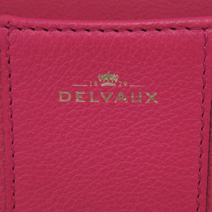 美品 デルボー ブリヨン ミニ レザー ピンク 2wayハンドバッグ デルヴォー 0946【中古】DELVAUX