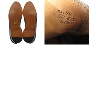 新品同様 ジョンロブ シティーII オックスフォードシューズ レザー ブラック 0949【中古】John Lobb