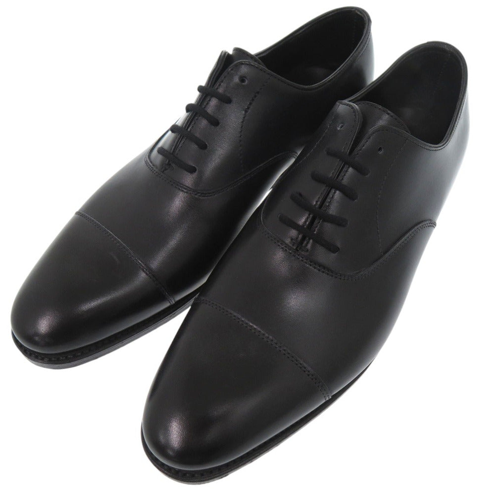 新品同様 ジョンロブ シティーII オックスフォードシューズ レザー ブラック 0949【中古】John Lobb